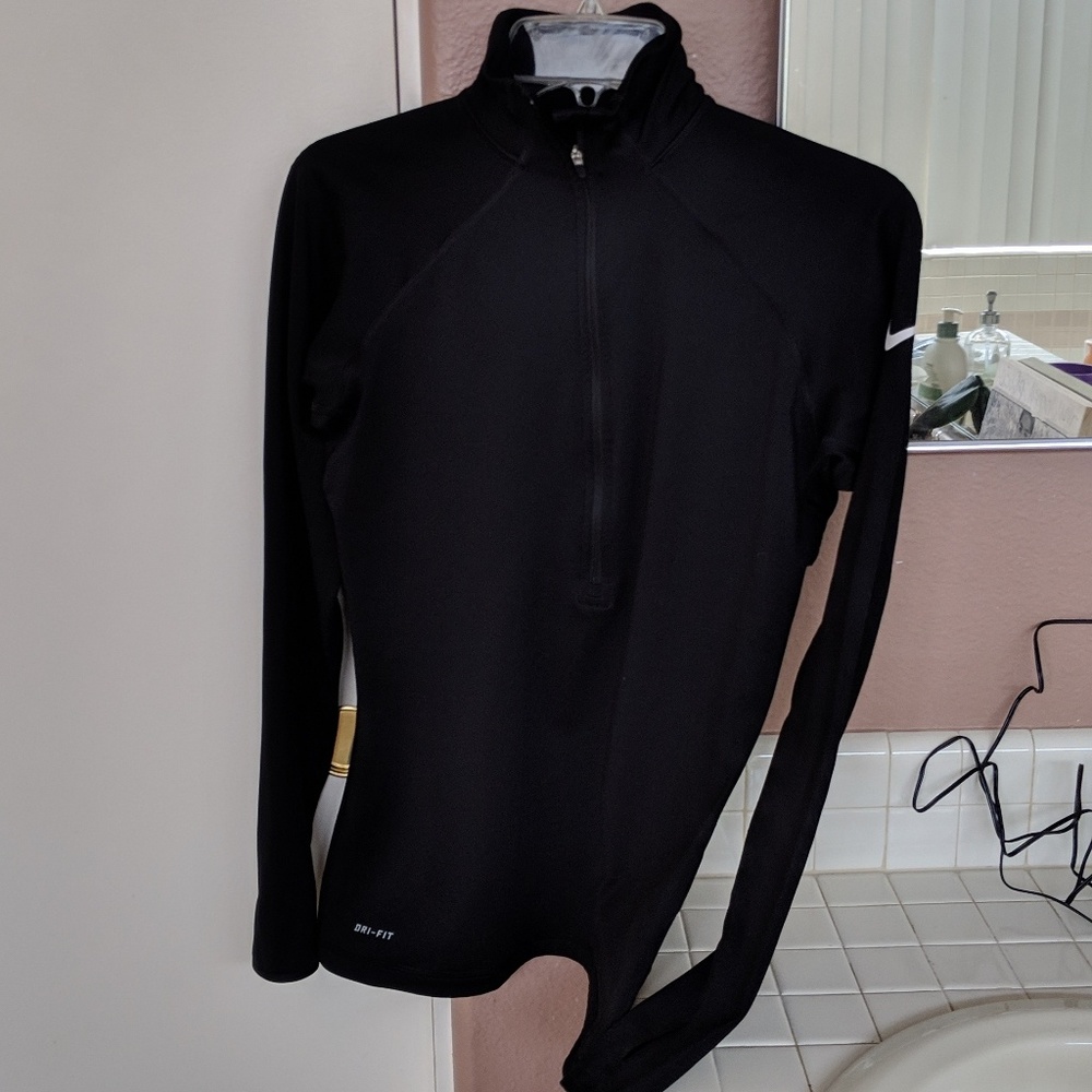 Nike Pro Dri-Fit half zip training long sleeve
